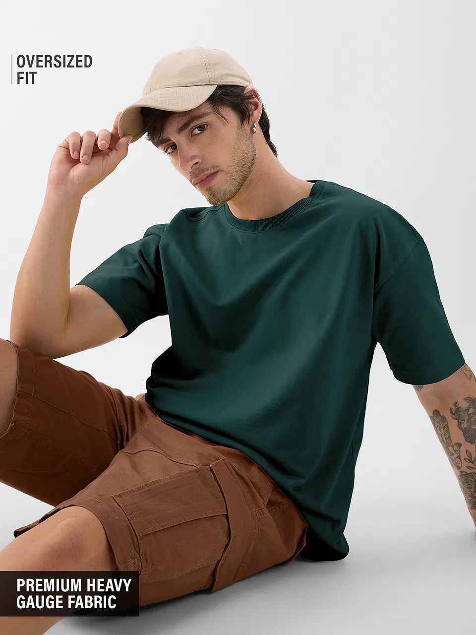 Classic Short Sleeve Round-neck Teal Green Supima T-shirts