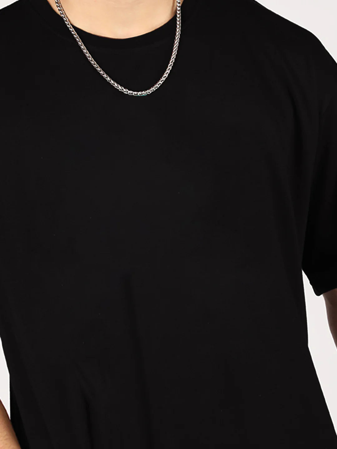 Classic Short Sleeve Round-neck Black Supima T-shirts