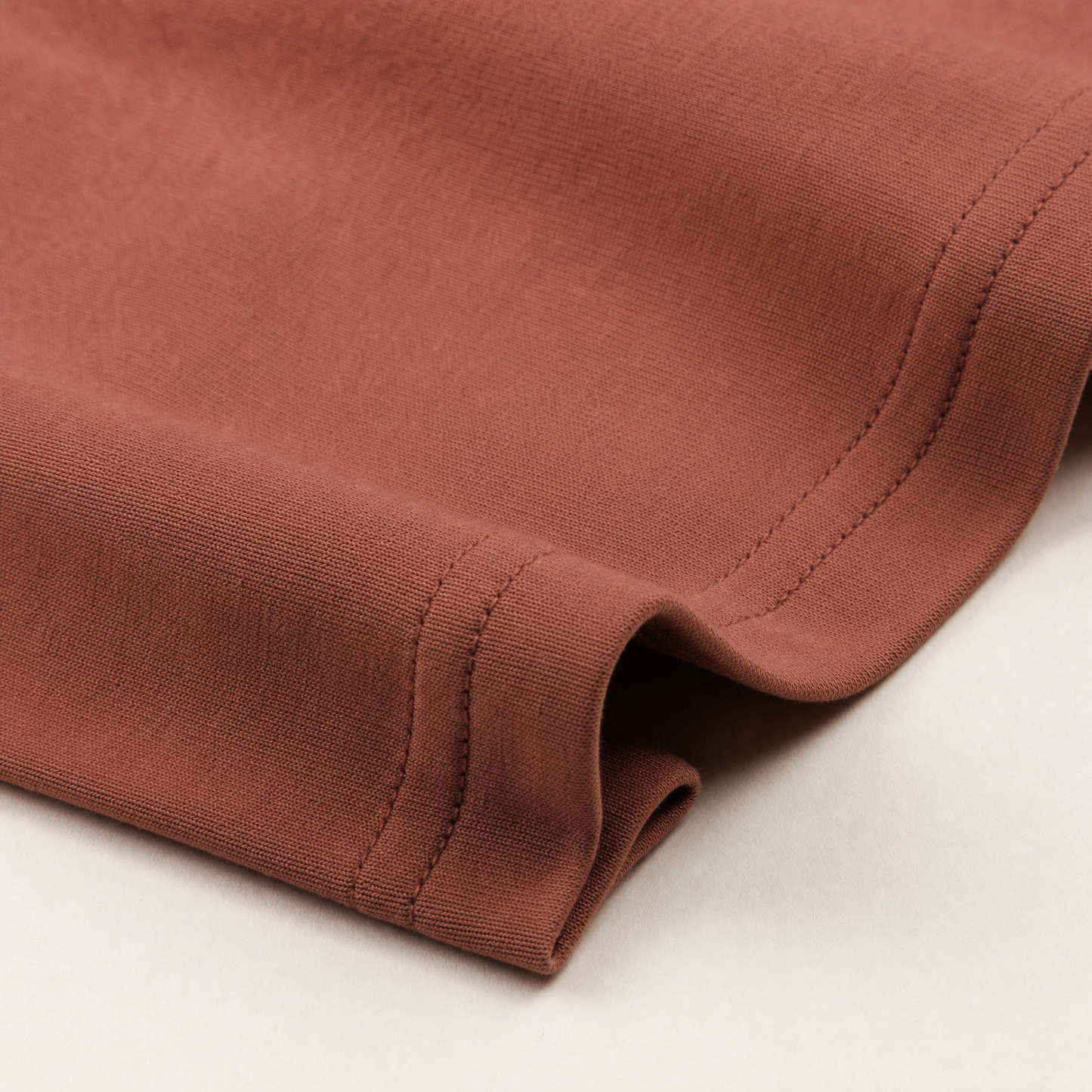 Classic Short Sleeve Round-neck Slow brown Supima T-shirts