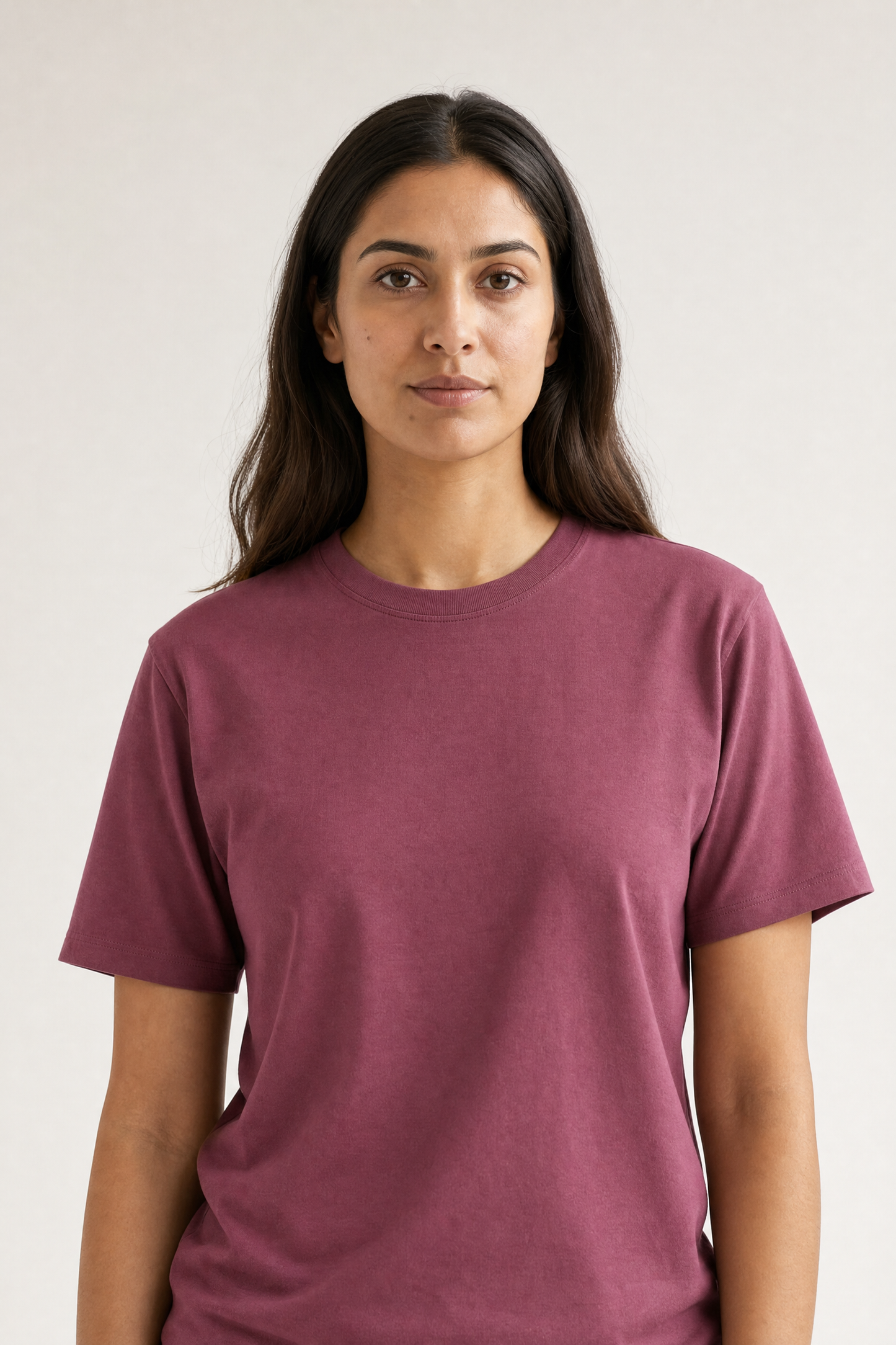 Classic Short Sleeve Round-neck Mulberry Supima T-shirts