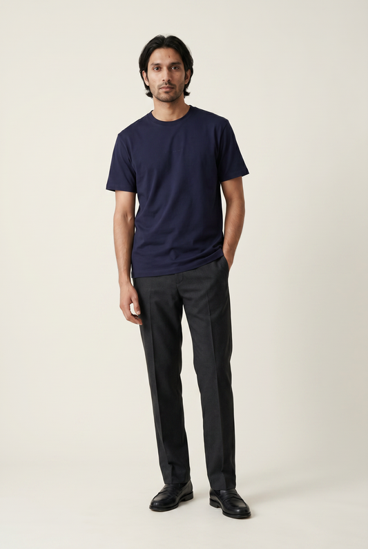 Classic Short Sleeve Round-neck Night-Sky Supima T-shirts