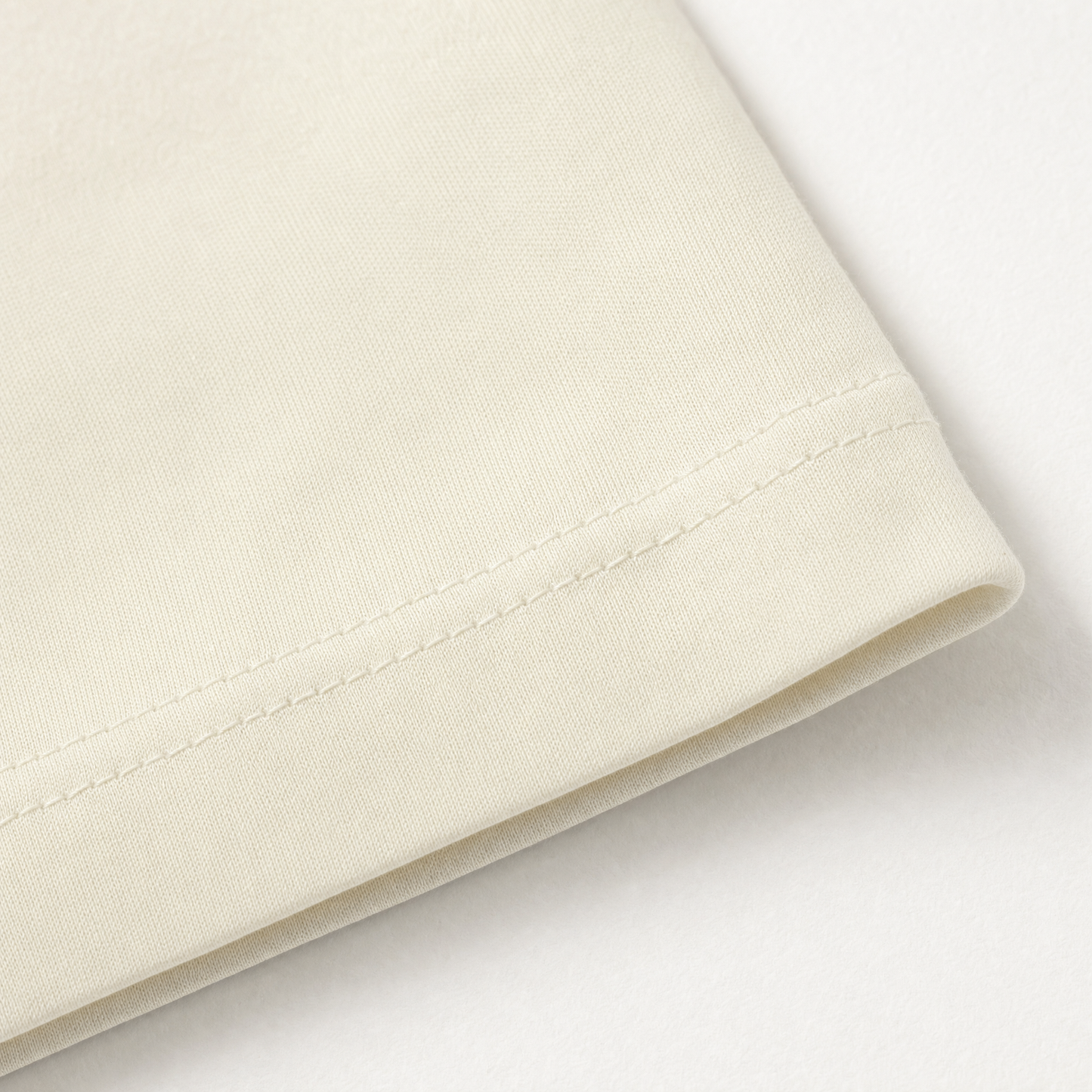Classic Short Sleeve Round-neck Not-White Supima T-shirts
